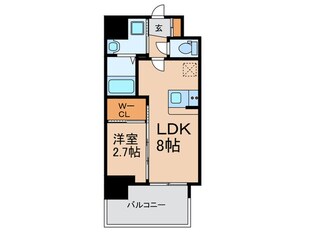 セレニテ天満橋アリアの物件間取画像